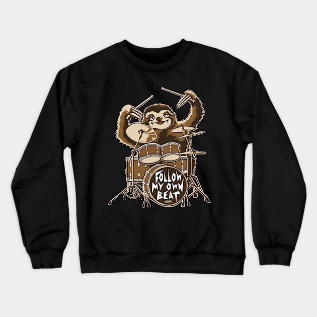 Follow My Own Beat Crewneck Sweatshirt by NewSignCreation